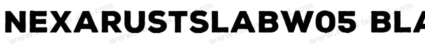 NexaRustSlabW05 Black字体转换